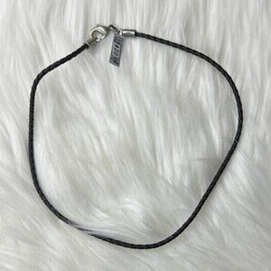 Black Braided Bracelet. Cord BICO